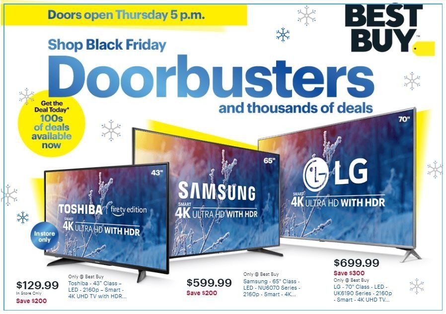 Black Friday 2018: Best Buy will have huge discounts on TVs and other  electronics