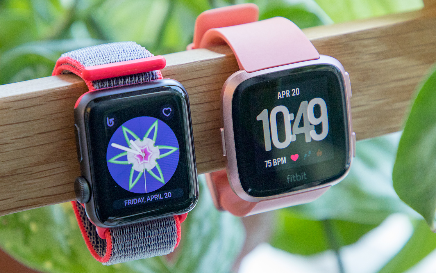 fitbit versus apple watch 2019