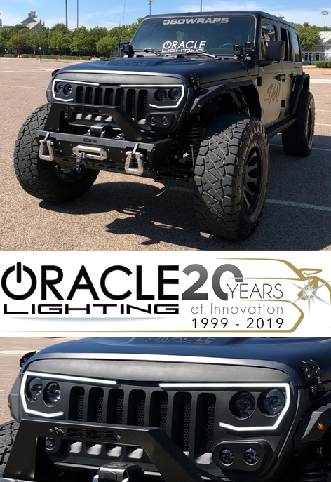 Oracle Lighting Debuts New Vector ProSeries LED Grille for Jeep Wrangler  and Gladiator - TWICE