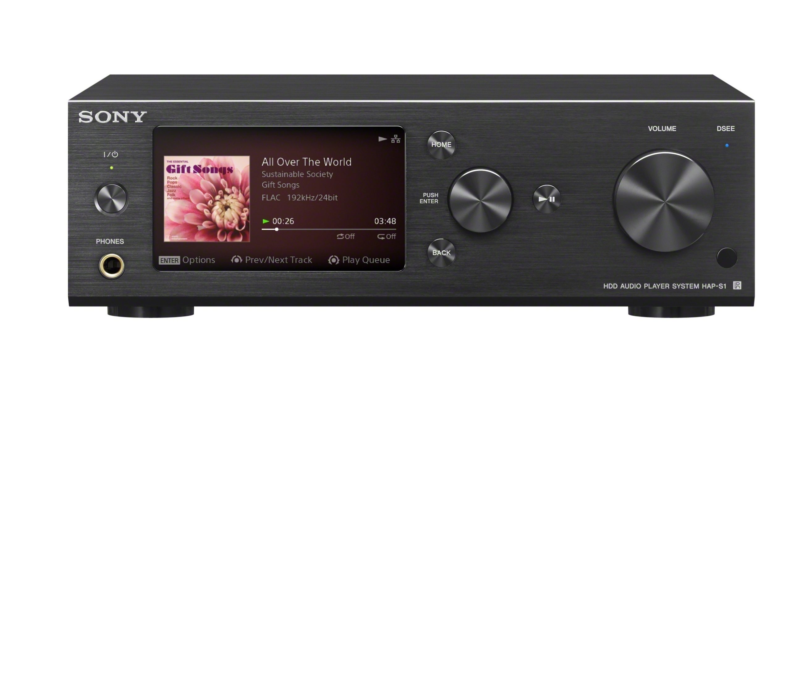 Omhyggelig læsning morbiditet vin SONY 500GB Hi-Res Music Player System