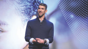 Michael Phelps at CES 2020