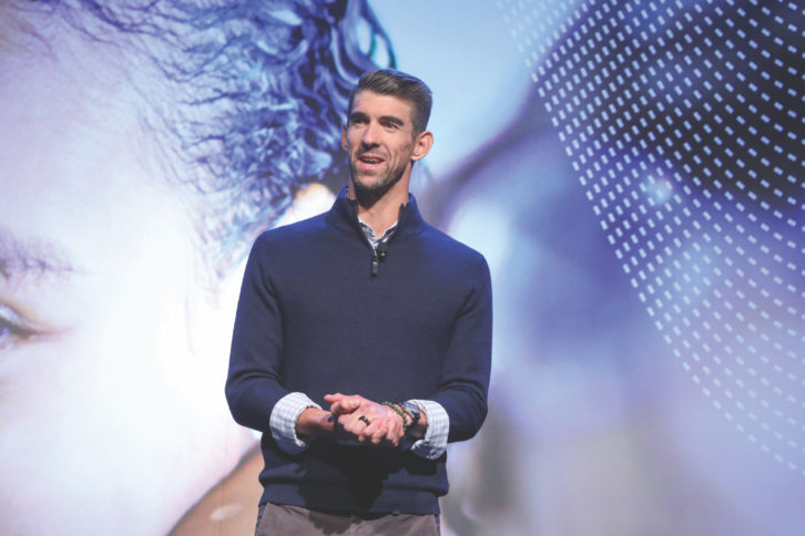 Michael Phelps at CES 2020