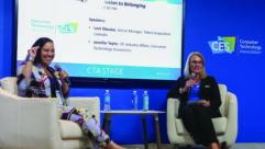 Loni Olazaba (left) of Linked in and Jennifer Taylor of the CTA