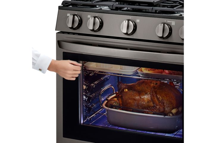 Lg knock on sale twice oven