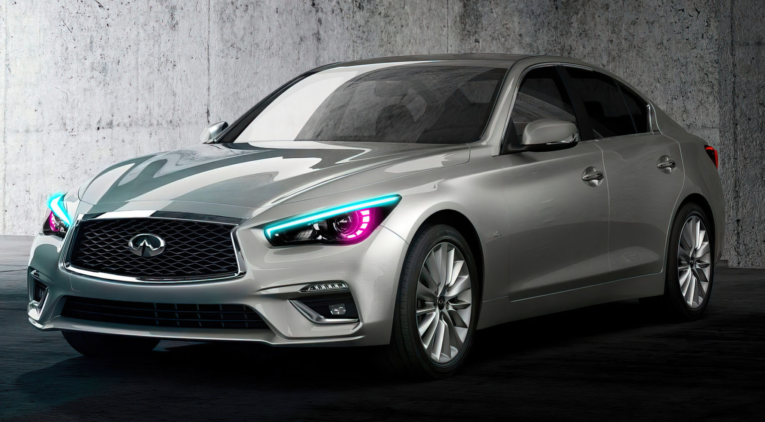 Oracle Lighting’s Infiniti Q50 ColorSHIFT® Headlight DRL Upgrade Kit