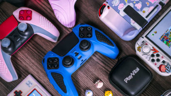 Gaming controllers with colorful exoskeletons by PlayVital