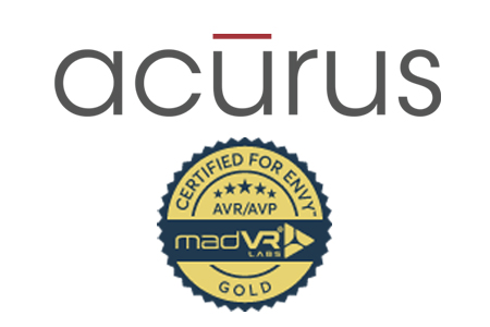 Acurus processors Gold-certified by MadVR Labs - TWICE