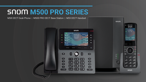 Snom Introduces The M500 Pro Wireless Family – TWICE