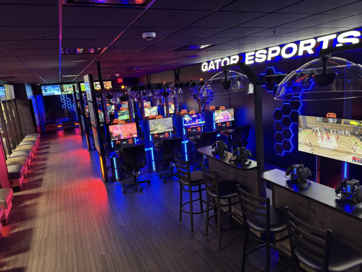 University of Florida E-Sports Gaming Room