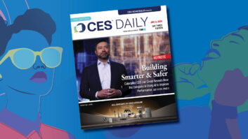 Graphic using the cover of the 2026 CES Show Daily Day 3 edition