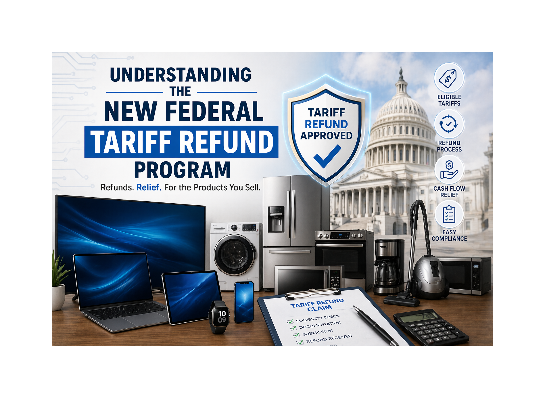 Understanding The New Federal Tariff Refund Program: What CE And Appliance Companies Need To Know